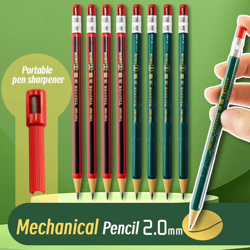Staedtler Pencil Lumocolor - Zestaw ołówków automatycznych 2.0mm 2B, ołówki