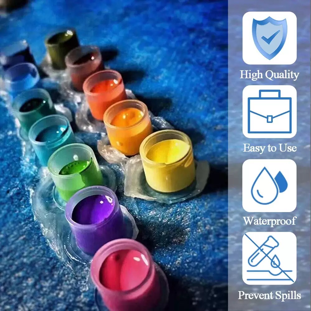Calligraphy Ink Bottle - 1000/500/100 szt. Plastikowe Pojemniki na Tusze