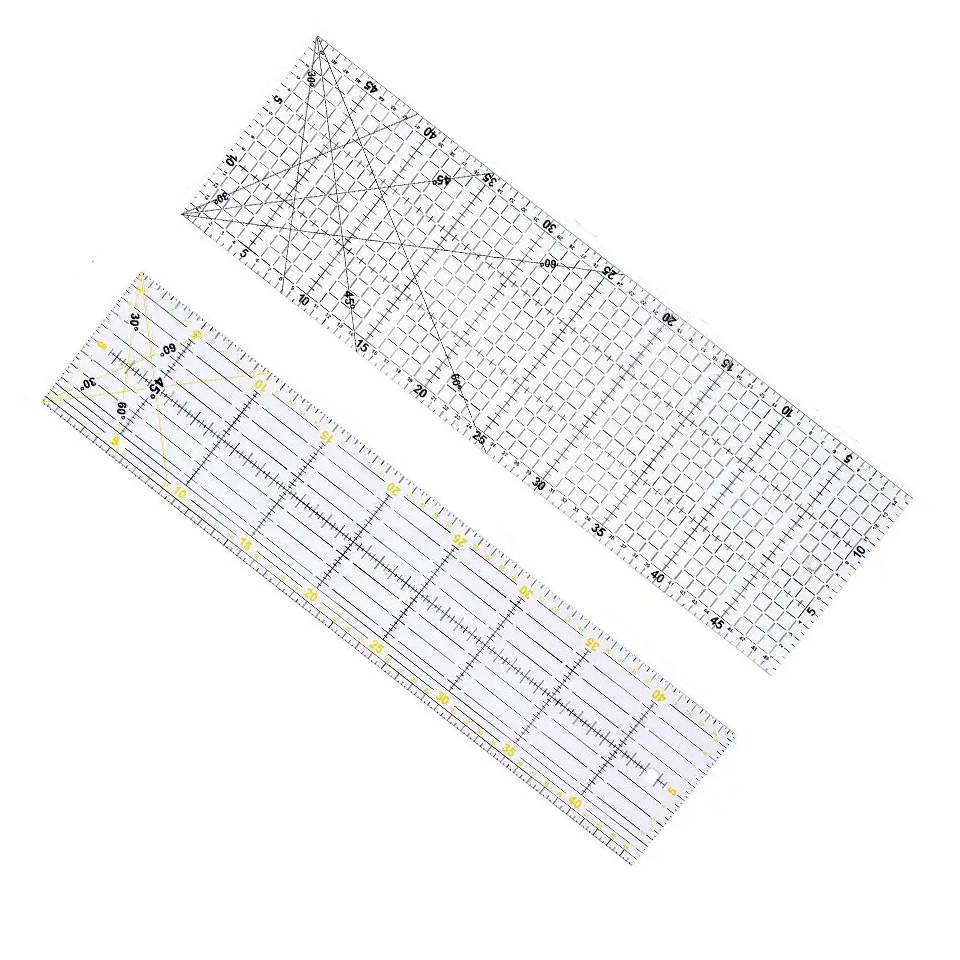 Ruler Set Transparent - Fenrry wielowymiarowa akrylowa linijka do patchworku