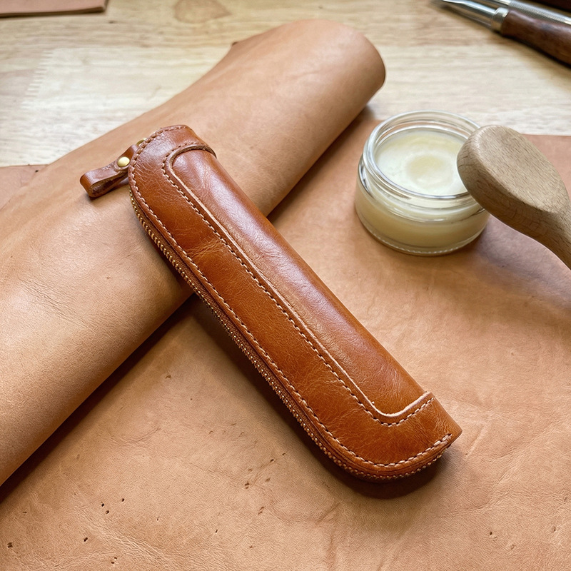 Vintage'owe etui na długopis z – Tan Stationery & Office Supply recenzja i cena