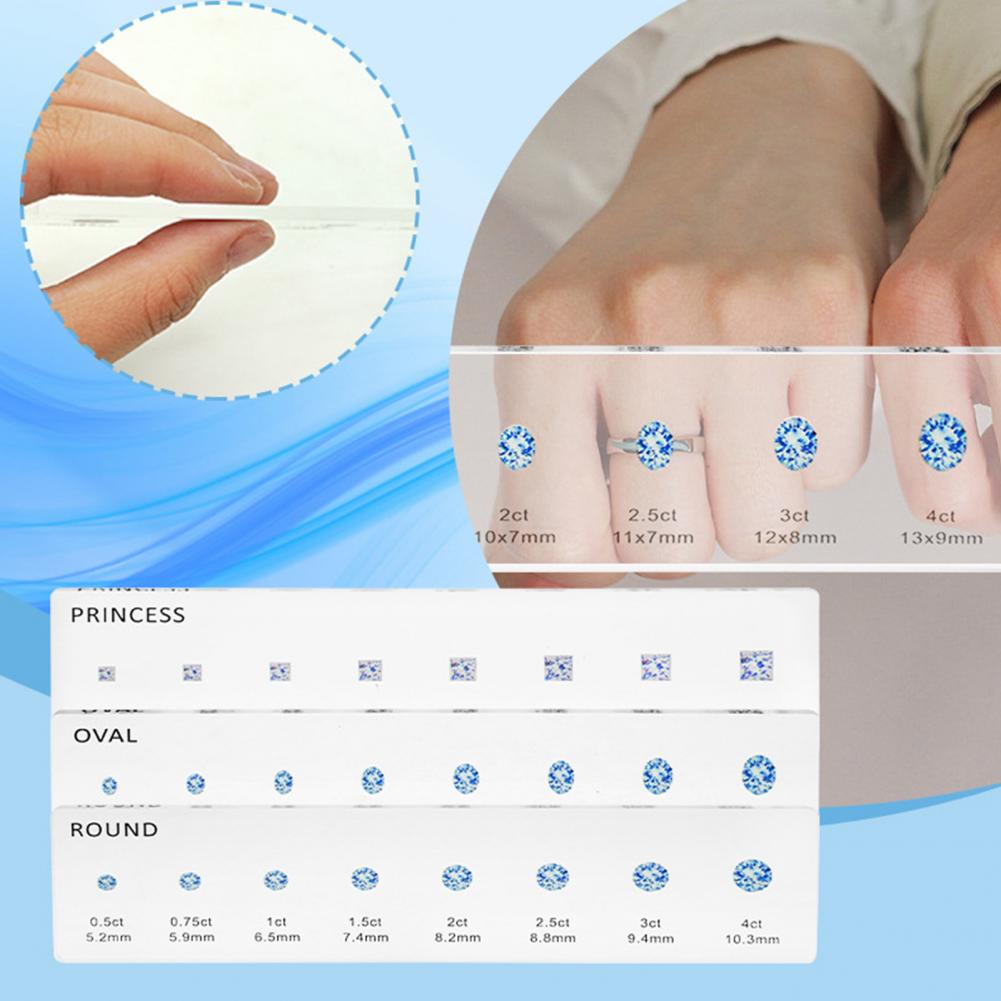 Linijka do pomiaru rozmiaru cy – Ruler Set Transparent recenzja i cena
