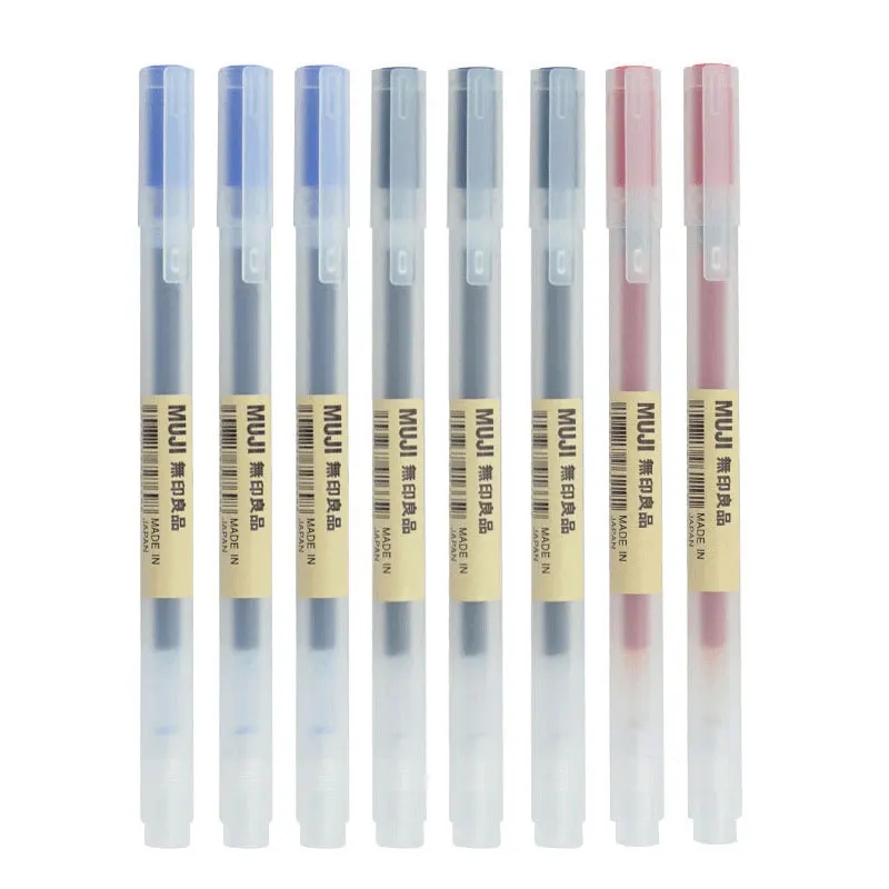 3-6 sztuk/zestaw 0.38mm Kawaii – Muji Stationery Gel Pen recenzja i cena