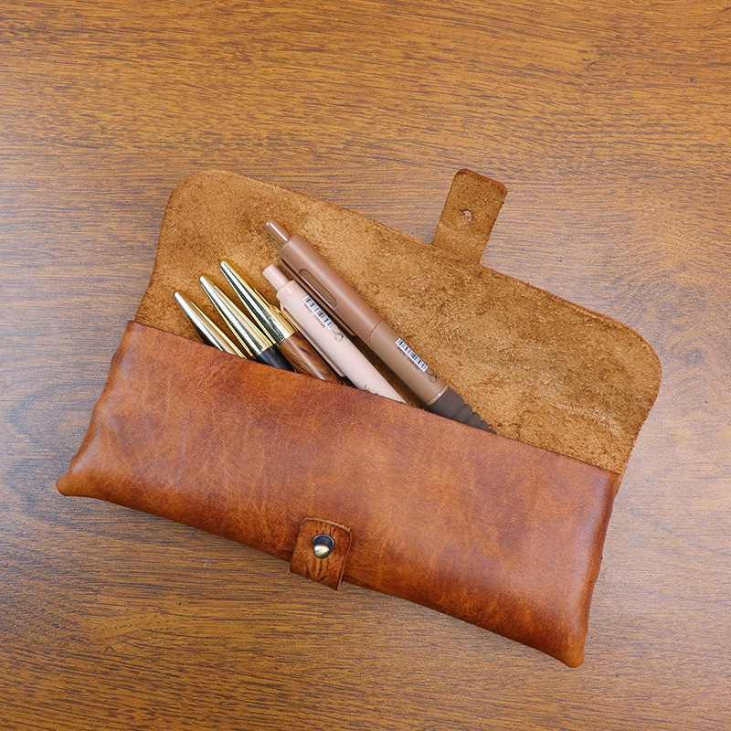 Vintage'owy piórnik w stylu ko – Tan Stationery & Office Supply recenzja i cena