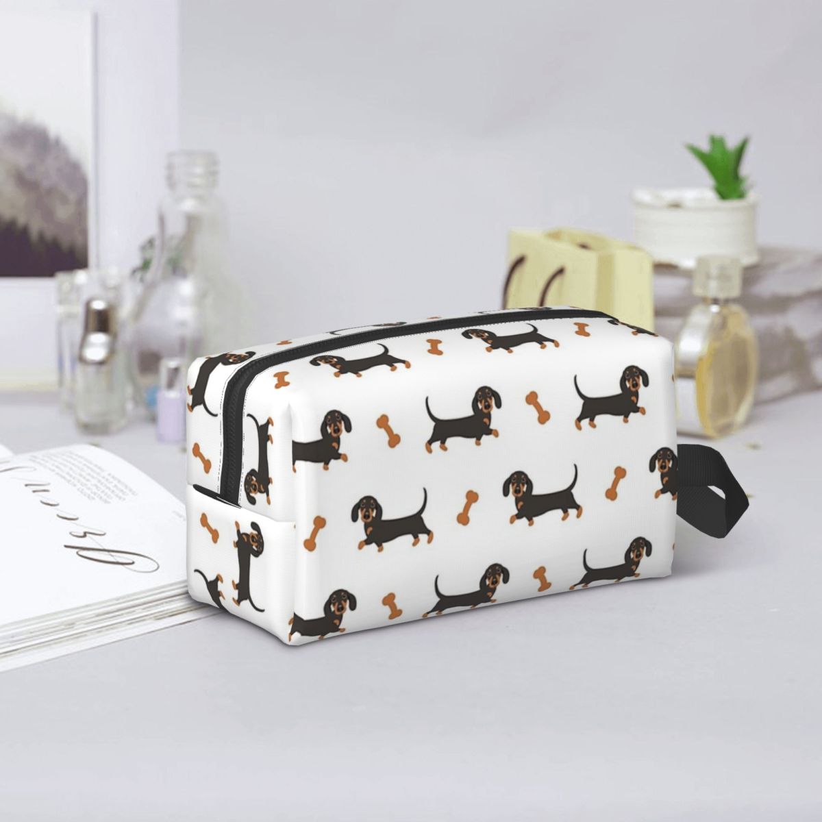 Czarno-brązowy piórnik z jamni – Tan Stationery & Office Supply recenzja i cena