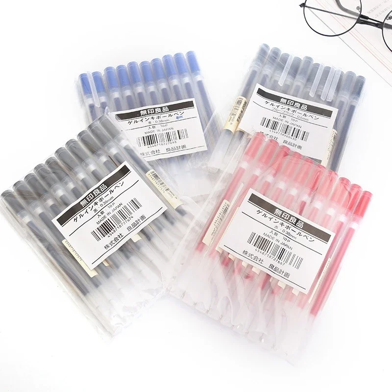 10-30 sztuk/zestaw długopisów  – Muji Stationery Gel Pen recenzja i cena