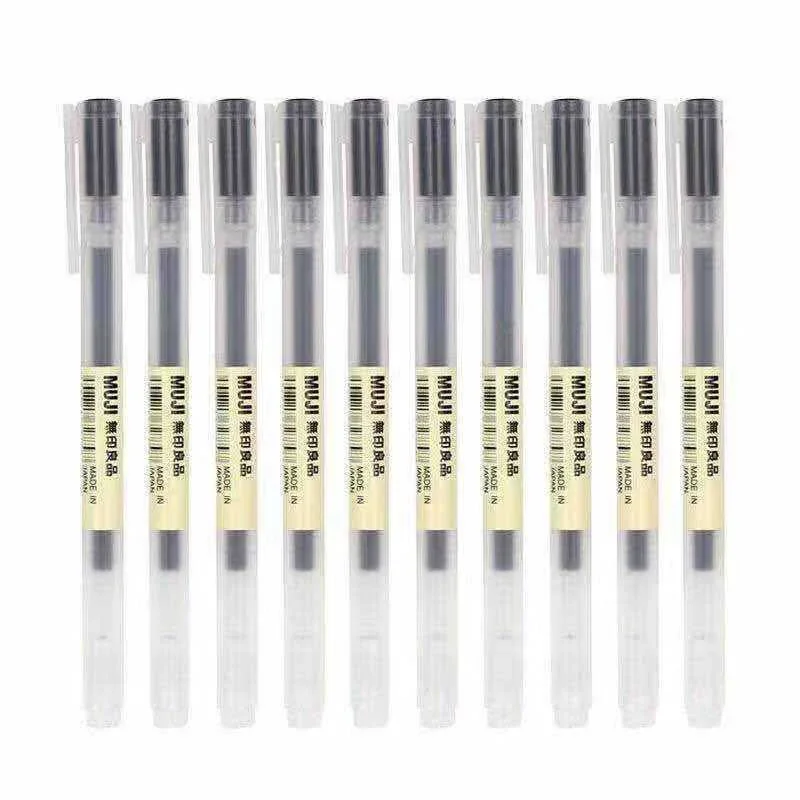10-30 sztuk/zestaw długopisów  – Muji Stationery Gel Pen recenzja i cena