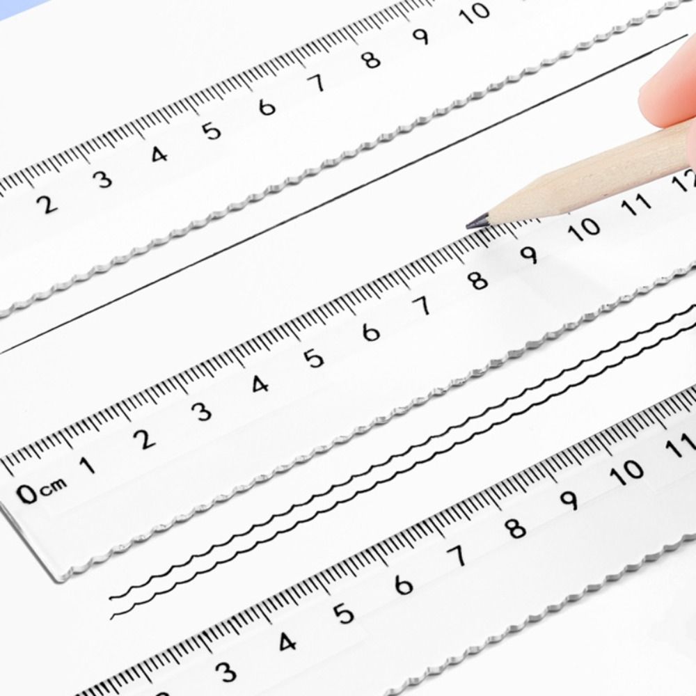 8-częściowy zestaw: plastikowa – Ruler Set Transparent recenzja i cena