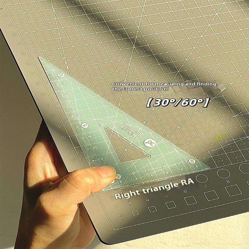 4 szt./zestaw Przezroczyste li – Ruler Set Transparent recenzja i cena