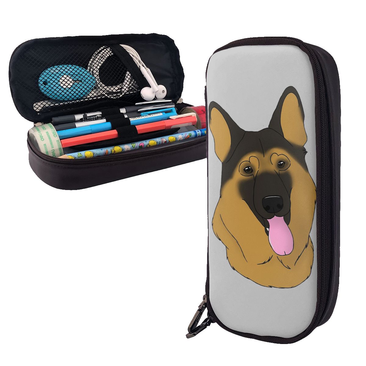 Piórnik ze skóry w kolorze cza – Tan Stationery & Office Supply recenzja i cena