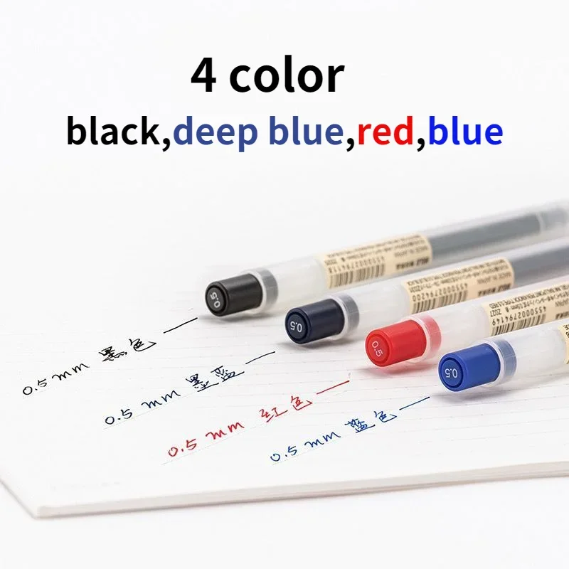 10 szt. wkładów do długopisów  – Muji Stationery Gel Pen recenzja i cena