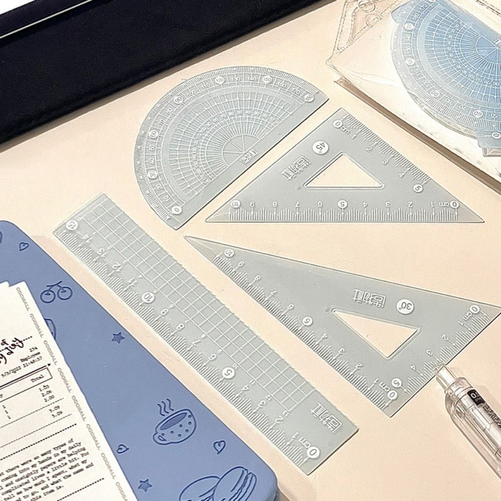 4 sztuk/zestaw wielofunkcyjny  – Ruler Set Transparent recenzja i cena