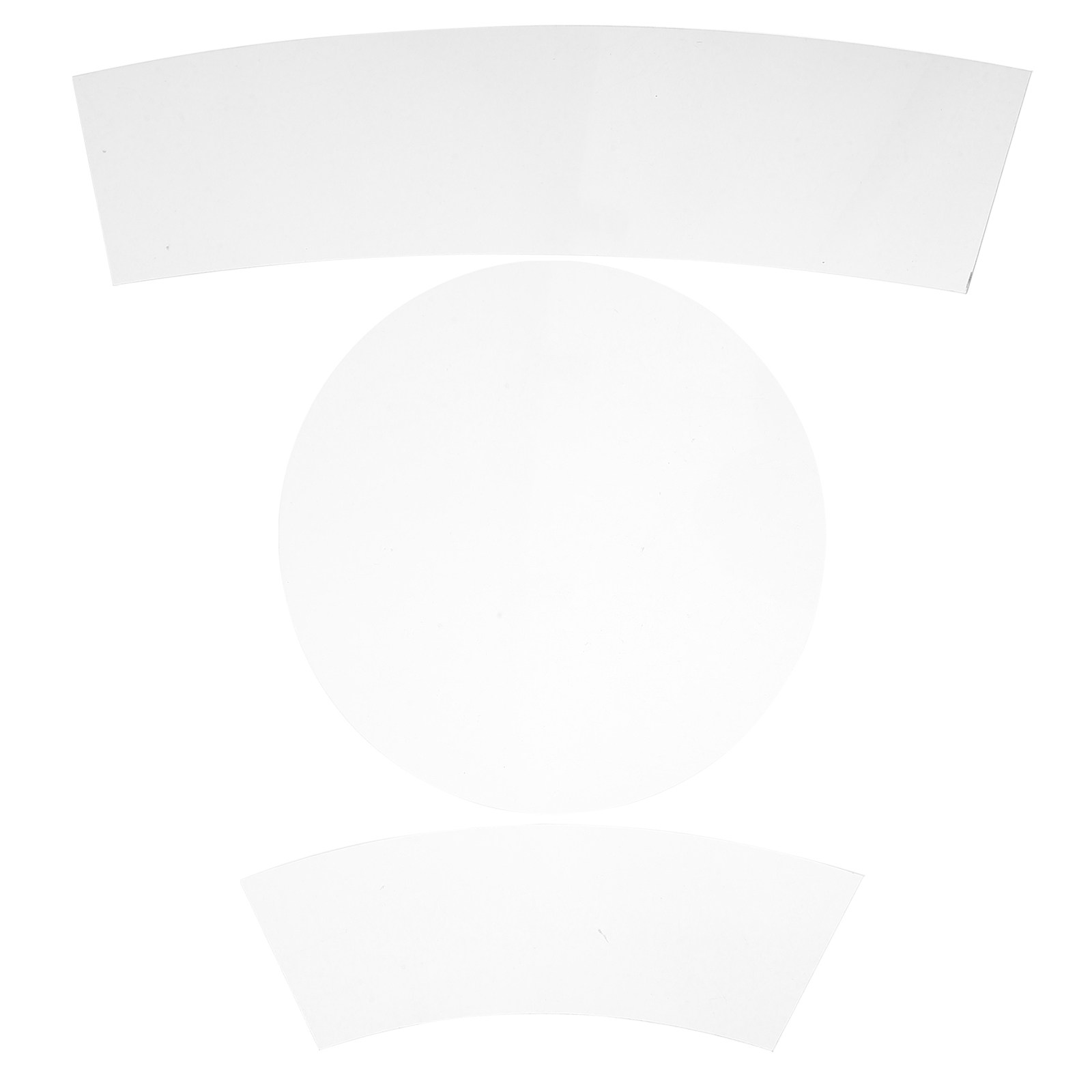 3 szt. Przezroczysty Akrylowy  – Ruler Set Transparent recenzja i cena