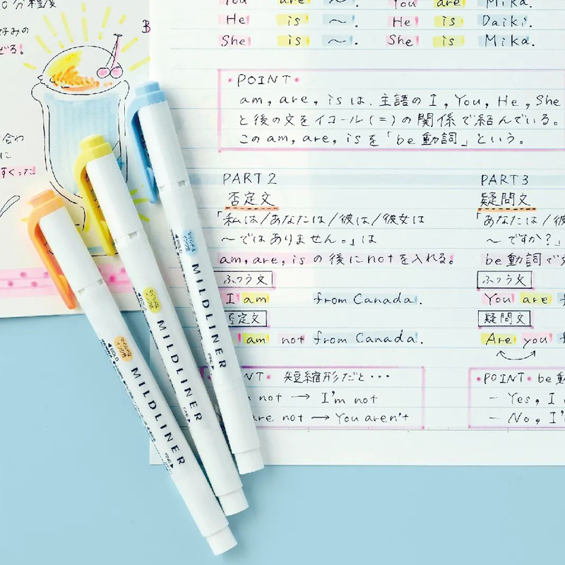 Japoński marker wodny ZEBRA Mi – Zebra Pen Mildliner recenzja i cena