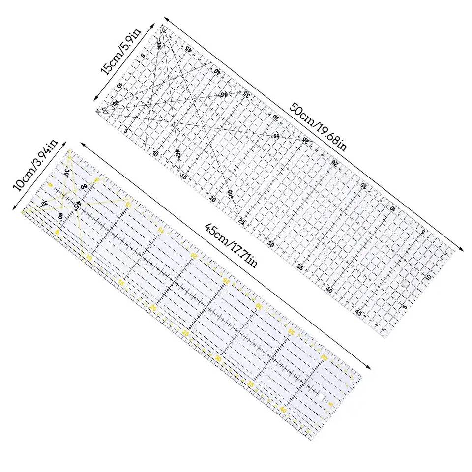 Fenrry wielowymiarowa akrylowa – Ruler Set Transparent recenzja i cena